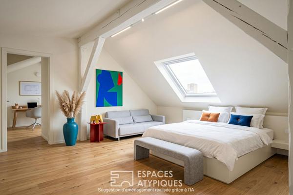 Duplex en dernier étage avec ascenseur secteur Orangerie Vauban