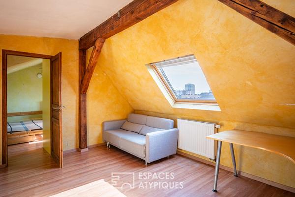 Duplex en dernier étage avec ascenseur secteur Orangerie Vauban