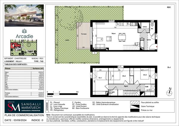 A VENDRE - TOULOUSE Lardenne - Maison neuve T4 duplex avec jardin et 2 places de parking