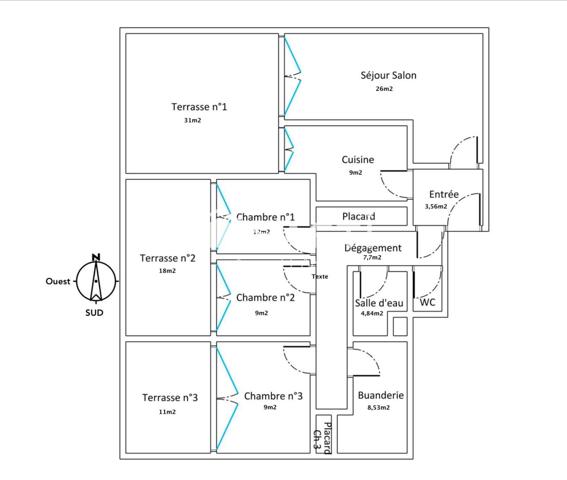 À vendre – Appartement d’exception 4 pièces – Épinay-sur-Seine, quartier Écondeaux
