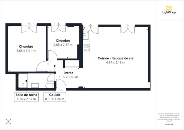 Appartement lumineux 2 pièces 51 m² - Avenue Pierre Brossolette, Malakoff