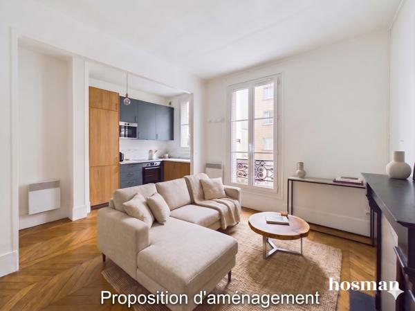 Lumineux et traversant ! Appartement 2 pièces de 30 m² avec cave - Métro Commerce - Rue de la Croix Nivert, Paris 15e