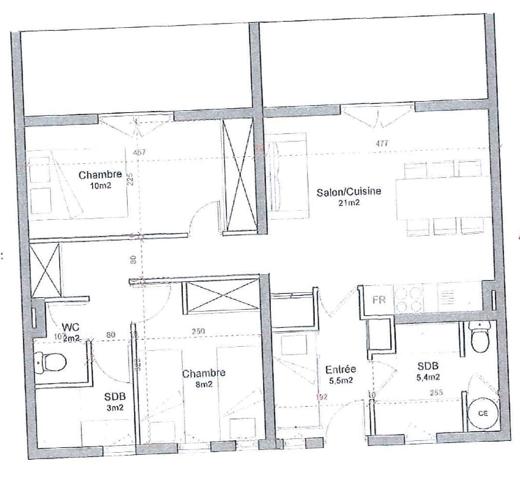 APPARTEMENT DERNIER ETAGE Grimaud (83310)
