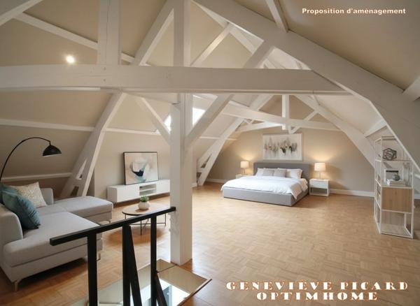 Centre-ville de Pontivy – Maison de 4 pièces avec sous-sol sur 1 500 m² de jardin paysagé en zone UB : un potentiel rare qui fait la différence !