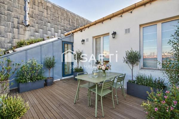 DUPLEX 3P AVEC TERRASSE SANS VIS-À-VIS AU 2ÈME ET DERNIER ÉTAGE