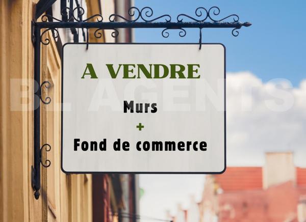 À vendre – Commerce (murs + fonds) avec studio – Centre-village dynamique