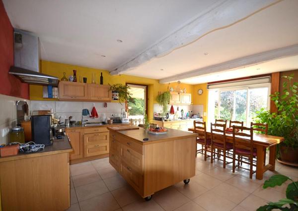 Maison de 220 m2 et dépendance de 180m2 + cave + garage
