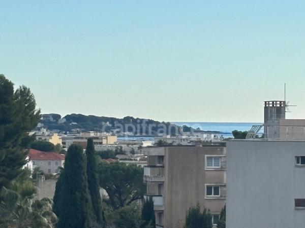Appartement à vendre 4 pièces ANTIBES (06), aucune charge de copropriété, terrasse avec vue mer, garage !!