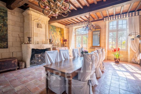 Château classé Monument Historique au coeur du vignoble bordelais