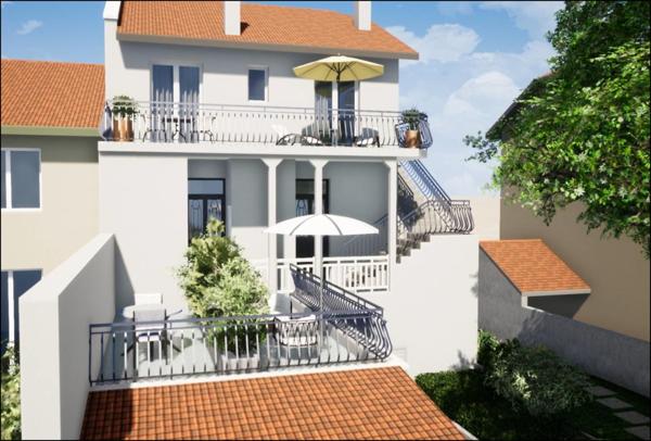 Appartement Lyon 1 pièce(s) 22.59 m² avec terrasse
