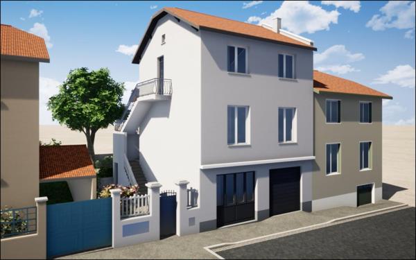 Appartement Lyon 1 pièce(s) 22.59 m² avec terrasse