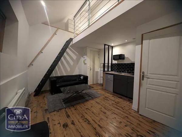 Appartement à louer 1 pièce 21.58m² Lille (59800)