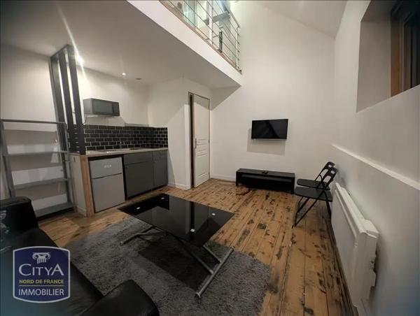 Appartement à louer 1 pièce 21.58m² Lille (59800)
