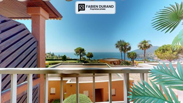 Appartement 2 pièces, Terrasse, Piscine vue mer panoramique
