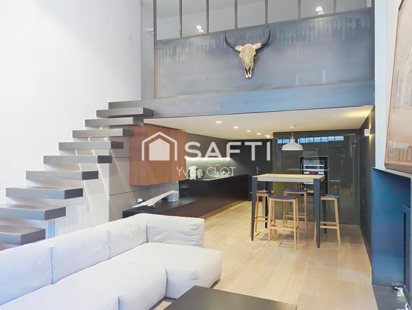 Local atypique en duplex – Grenoble centre – 123 m² – Meublé