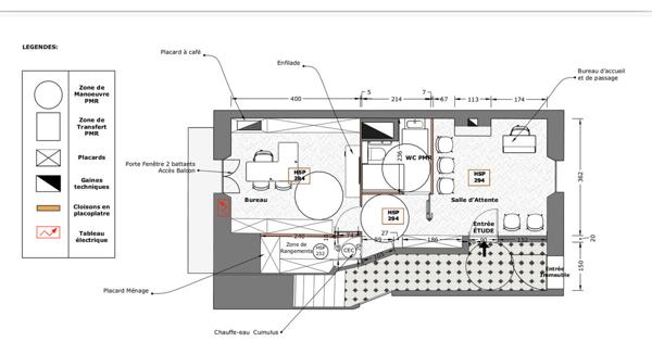 T2 IDÉAL BUREAUX POUR PROFESSION LIBÉRALE SANTÉ/AUTRES + UN GARAGE