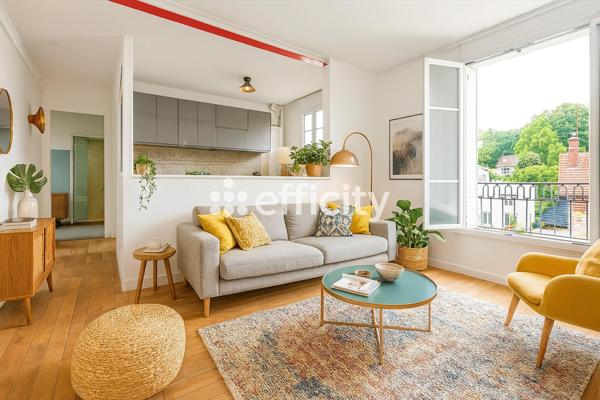 Appartement 3 pièces - 46 m² Exclusivité efficity