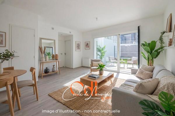 Investissement idéal, plein centre-ville et plein Sud avec terrasse et jardinet !