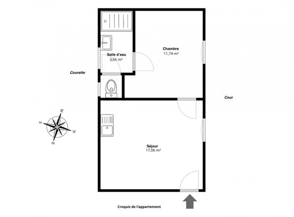 Appartement à vendre 2 pièces 34 m² Paris 7