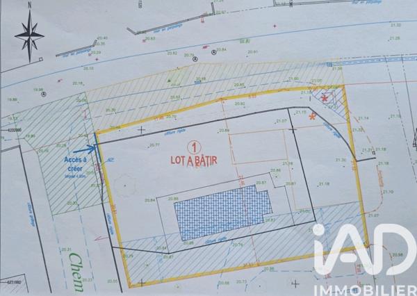 Terrain à vendre 700 m² Basse-Goulaine