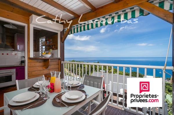 Superbe Appartement T3 Duplex ,vue mer exceptionnelle et piscine- Bouillante