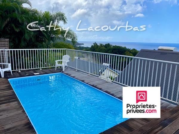 Superbe Appartement T3 Duplex ,vue mer exceptionnelle et piscine- Bouillante