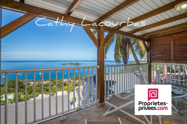 Superbe Appartement T3 Duplex ,vue mer exceptionnelle et piscine- Bouillante