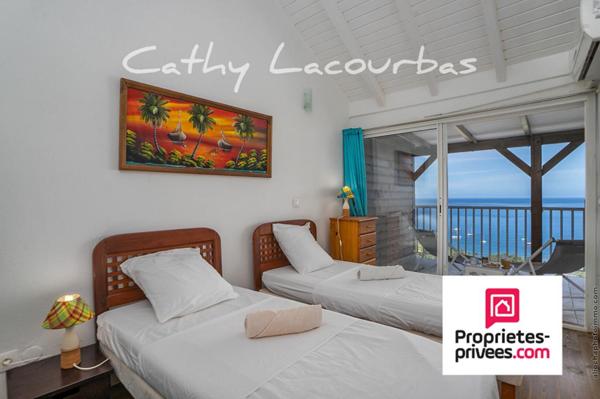 Superbe Appartement T3 Duplex ,vue mer exceptionnelle et piscine- Bouillante