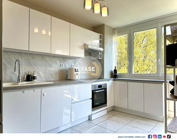 Chalon-sur-Saône (71100) Appartement T5 | 84 m² | 3 ch | 2 Balcons