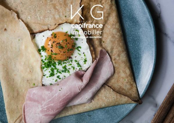 Calvados (14), Crêperie-brasserie avec grande terrasse, licence IV, à proximité immédiate de DEAUVILLE