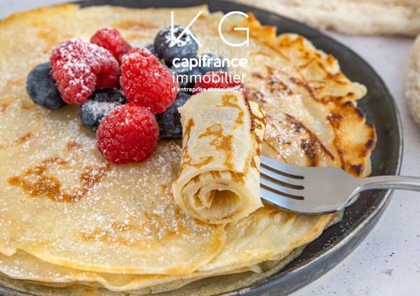 Calvados (14), Crêperie-brasserie avec grande terrasse, licence IV, à proximité immédiate de DEAUVILLE