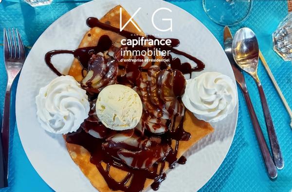 Calvados (14), Crêperie-brasserie avec grande terrasse, licence IV, à proximité immédiate de DEAUVILLE