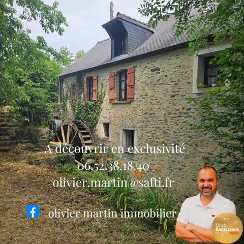 Moulin du XVIIIe siècle dans un écrin de nature préservée