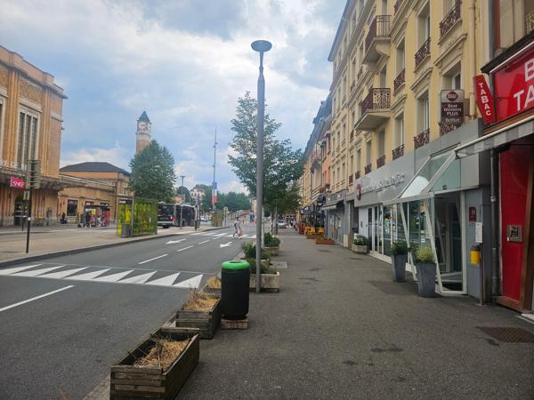 Local commercial 255 m² à Belfort centre gare, locataire en place