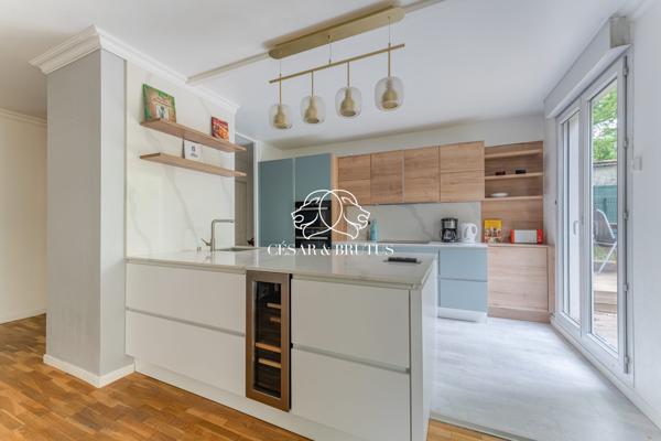 Sublime rez de jardin avec deux chambres