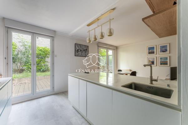 Sublime rez de jardin avec deux chambres