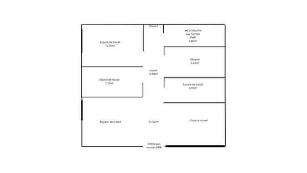 Boutique/Local commercial à vendre 82 m² Diémoz