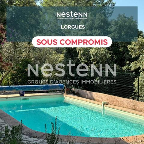 A VENDRE LORGUES ! Maison 4 pièces 100 m2 sur terrain de 1800m2 + piscine