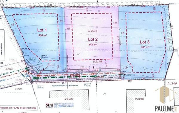 Terrain 608m² à vendre à Saint-Jean-de-Gonville 01630
