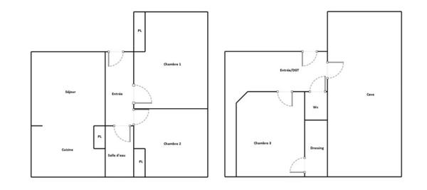 Maison 4 pièces - 68 m²
