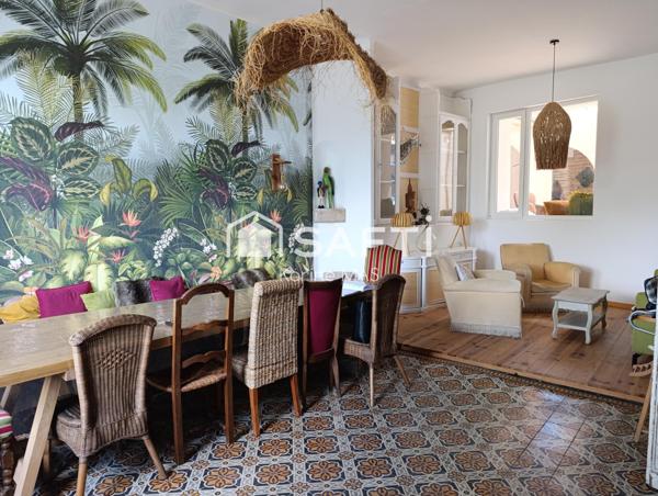 Grande maison 4 chambres et patio