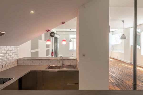 Lyon 7ème - Ancien local réhabilité de 243,65 m² - Esprit Loft - Usage mixte