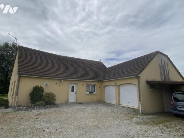 EN EXCLUSIVITE, situé sur l'axe Vire-Caen, UN PAVILLON DE PLAIN-PIED