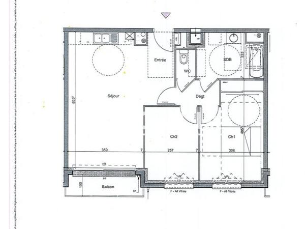 Location Appartement 3 pièces 61.3 m² - 31 RUE FRANCOIS LAMY Rouen 76000