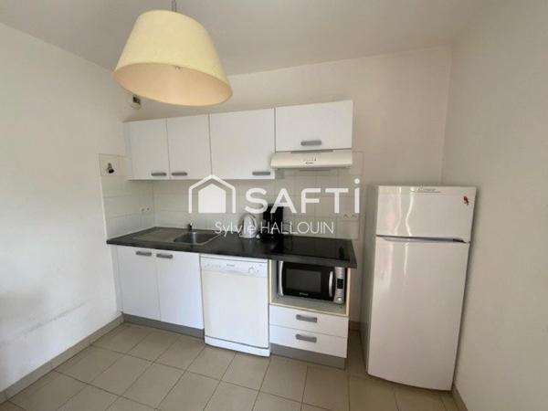 Appartement F2, bord de mer, parking