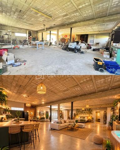 À Tartas, découvrez cette maison des années 1960 offrant un potentiel exceptionnel pour un projet familial, professionnel ou locatif.

Vous recherchez une propriété avec de l’espace, du terrain et surtout de nombreuses possibilités d’aménagement ? Cette maison pourrait bien être celle qu’il vous faut !

Implantée sur une belle parcelle d’environ 2 000 m², cette propriété développe actuellement environ 100 m² d’habitation, auxquels s’ajoutent une dépendance d’environ 160 m² offrant de multiples possibilités selon vos projets.

L’habitation principale est située à l’étage et se compose d’un espace de vie, de 3 à 4 chambres selon l’aménagement souhaité, ainsi que d’une véranda et de deux balcons.

La maison nécessite une rénovation, mais c’est précisément ce qui fait tout son intérêt : vous pourrez repenser les espaces, moderniser les volumes et créer un intérieur qui correspond réellement à vos envies.

Au rez-de-chaussée, vous disposez notamment d’un garage, d’une lingerie ainsi que de surfaces complémentaires qui peuvent être exploitées et aménagées.

Imaginez par exemple un espace dédié au sport, une salle de loisirs, un atelier, du stockage ou encore une extension de l’espace de vie.

UNE DÉPENDANCE DE 160 M² : LE VÉRITABLE ATOUT DE LA PROPRIÉTÉ

C’est sans aucun doute l’un des points forts de cette propriété.

Avec environ 160 m² disponibles, cette dépendance ouvre la porte à de nombreux projets.

Vous êtes artisan ?
Elle peut devenir un véritable dépôt professionnel, un atelier ou un espace de stockage, avec la possibilité de travailler directement depuis votre propriété.

Vous souhaitez créer un logement indépendant ?
Son volume permet d’envisager un projet d’appartement indépendant, sous réserve des autorisations et contraintes techniques et urbanistiques applicables.

Vous envisagez un investissement locatif ?
La création d'un logement indépendant pourrait permettre d'imaginer une location à l'année ou, selon la réglementation locale et les autorisations nécessaires, un projet de location saisonnière ou de courte durée.

Vous avez un projet familial ?
Cette dépendance peut également être pensée comme un espace indépendant pour accueillir famille ou proches, toujours sous réserve de faisabilité technique et administrative.

Les possibilités sont nombreuses et pourront être étudiées en fonction de votre projet.

UN EXTÉRIEUR QUI OFFRE ÉGALEMENT DE BELLES POSSIBILITÉS

La propriété bénéficie d'un terrain d'environ 2 000 m², offrant un bel espace extérieur et de nombreuses possibilités d'aménagement.

Vous profiterez également d'une piscine hors sol, idéale pour les beaux jours.

Avec cette surface de terrain, chacun pourra imaginer son extérieur : jardin paysager, espace détente, potager, aire de jeux, stationnement, espace piscine ou encore aménagement destiné à une activité professionnelle.

UN EMPLACEMENT IDÉAL ENTRE VILLE ET OCÉAN

Située à Tartas, cette propriété bénéficie d'un emplacement intéressant pour ceux qui souhaitent profiter d'un environnement agréable tout en restant à distance raisonnable du littoral.

Autre atout particulièrement recherché : les plages sont accessibles en moins de 35 minutes, permettant de profiter facilement des plaisirs de l'océan tout en bénéficiant d'un cadre de vie plus paisible.

UNE PROPRIÉTÉ POUR LES AMOUREUX DE PROJETS

Cette maison ne s'adresse pas uniquement à ceux qui recherchent un bien immédiatement prêt à habiter.

Elle séduira particulièrement les acquéreurs capables de se projeter et de valoriser un fort potentiel.

Maison familiale, résidence principale, projet professionnel, création d'un logement indépendant, investissement locatif ou projet mixte habitation + activité professionnelle : les possibilités sont nombreuses.

Avec ses volumes, ses dépendances, son terrain de 2 000 m² et sa proximité du littoral, cette propriété constitue une belle opportunité pour créer un projet entièrement personnalisé et révéler tout le potentiel de l'existant.

Une visite permettra de mieux apprécier les volumes et surtout d'imaginer tout ce qu'il est possible d'en faire.

- Tartas
- Maison des années 1960
- Environ 100 m² d'habitation
- Environ 160 m² de dépendance
- Terrain d'environ 2 000 m²
- 3 à 4 chambres
- Véranda
- 2 balcons
- Garage
- Lingerie
- Piscine hors sol
- Gros potentiel après rénovation
- Idéal artisan / dépôt / atelier
- Potentiel de création d'un logement indépendant
- Plages à moins de 35 minutes

Contactez moi dès à présent pour programmer votre visite