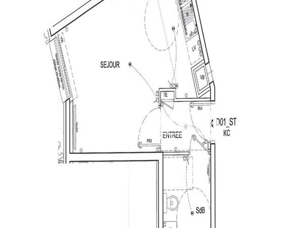 Location Studio 29.91 m² - 3 ALLEE EMILE POUGET Boulogne Billancourt 92100