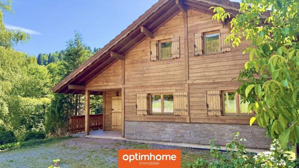 VENTRON – Chalet DECOBOIS 102 m² au sol (90,50 m² Carrez) | 4 chambres | Grande terrasse | 2 066 m² de terrain | Nature & calme absolu