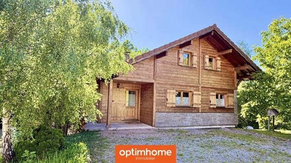 VENTRON – Chalet DECOBOIS 102 m² au sol (90,50 m² Carrez) | 4 chambres | Grande terrasse | 2 066 m² de terrain | Nature & calme absolu