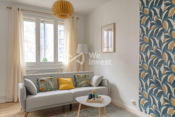69100 VILLEURBANNE TOTEM APPARTEMENT T2 MEUBLE 40m2